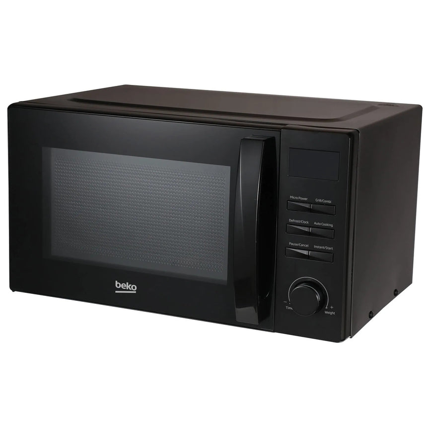 Cuptor cu microunde Beko MGF23210B, Putere 800 W, 23 L, 8 programe AutoCook, 5 trepte de putere, functie dezghetare, timer digital, Negru