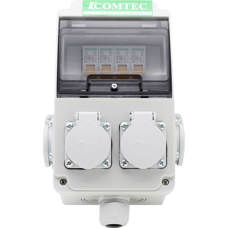 Tablou Santier 6L IP 54 Echipat M4x16, Comtec