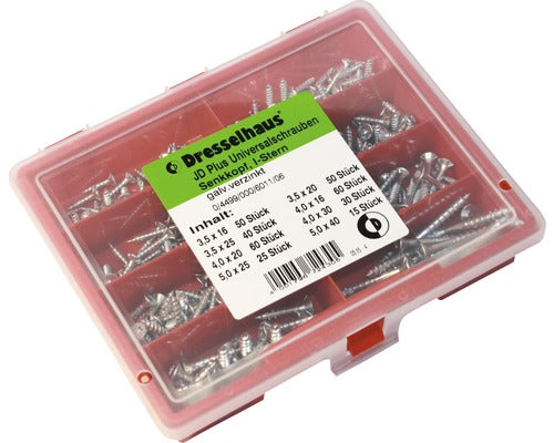 Set Holsuruburi Universale Cu Cap Inecat Torx Dresselhaus Jd-plus Otel Zincat, 330 Piese