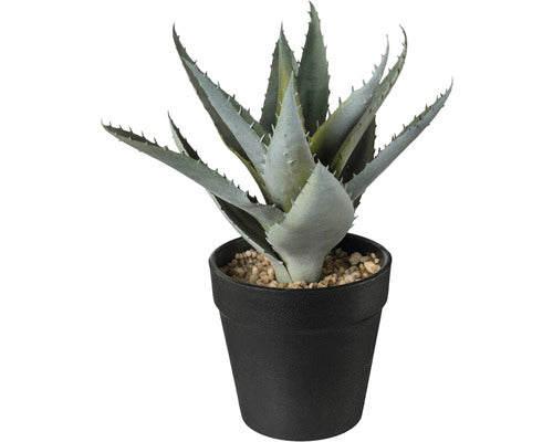 Planta Artificiala Aloe Vera In Ghiveci H 20 Cm Verde
