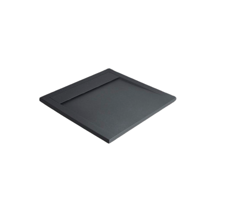 Cadita de Dus Patrata Radaway Teos F, 90x90x4 cm, Antracit