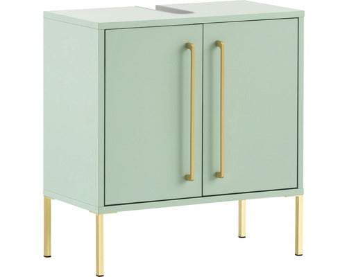 Baza Lavoar Sarah WBU570, 2 Usi, PAL, 57,1 cm, Verde Menta
