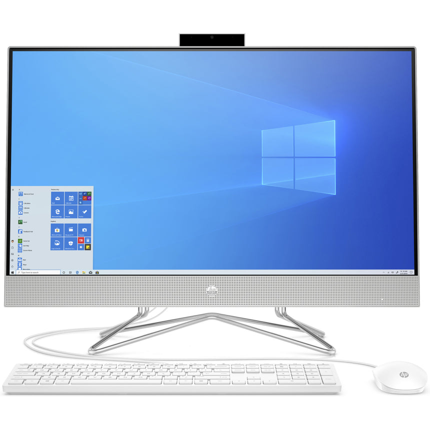 Sistem All-in-One HP 27-dp0013nq cu procesor AMD Ryzen™ 3 4300U pana la 3.70 GHz, 27", Full HD, 8GB DDR4, 512GB SSD, AMD Radeon™ Graphics, Windows 10 Home, Natural Silver
