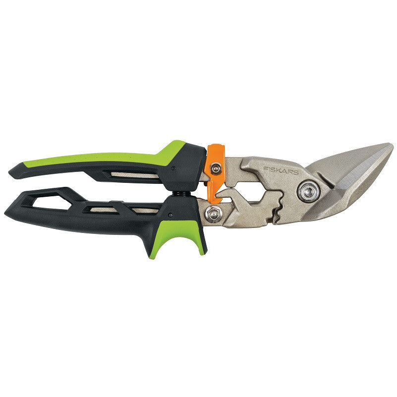 Foarfeca gradinarit, Fiskars, PowerGear™, Dreapta, Negru/Verde