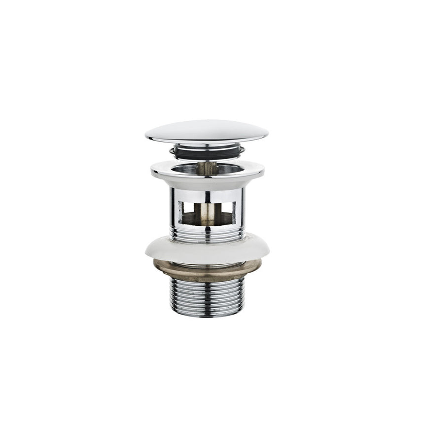 Ventil TEKA CLICK-CLACK rotund 1106800, fara preaplin, Finisaj Crom