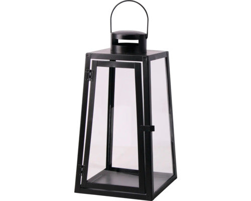 Felinar Din Metal Lafiora 18x35 Cm, Negru