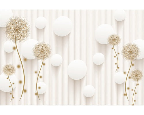 Tablou Canvas Dandelion & Bubbles 95x150 Cm
