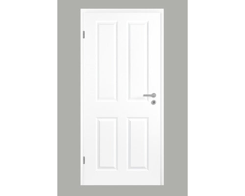 Foaie de Usa Pertura Pila Clasic Fibrolemnoasa Alba 198,5x86 cm Stanga