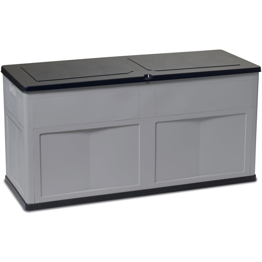 Lada depozitare gradina, Toomax Trend, 320 litri, gri, 119x46x60 cm