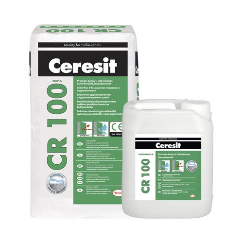 Hidroizolatie minerala ceresit cr 100 25 kg a+b