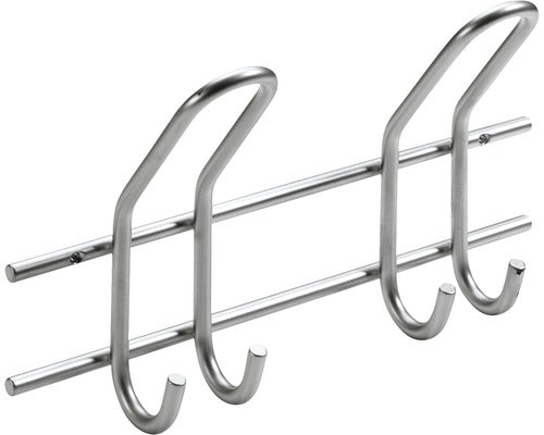 Cuier De Perete Cu 2x3 Carlige Hettich Classic 285x165x75 Mm, Otel Argintiu