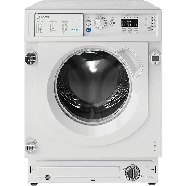 Masina de spalat rufe incorporabila Indesit BI WMIL 71252 EU N, 1200 RPM, 7 Kg, Clasa E
