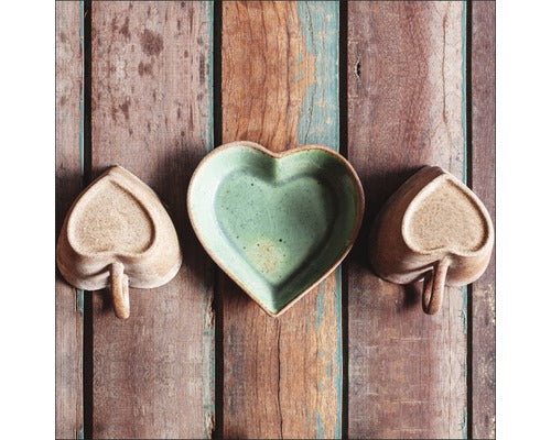 Panou Antistropi Sanotechnik pentru Bucatarie din Sticla Decor Cook Love 65x65 cm