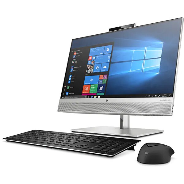Sistem PC All in One HP EliteOne 800 G6, Intel Core i7-10700 pana la 4.8GHz, 23.8" Full HD, 16GB, SSD 256GB, Intel UHD Graphics 630, Windows 10 Home, Argintiu