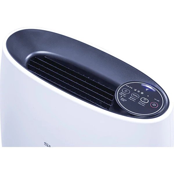 Purificator aer SHARP Plasmacluster FPJ30EUB, 3 trepte viteza, filtru HEPA, Alb-Negru