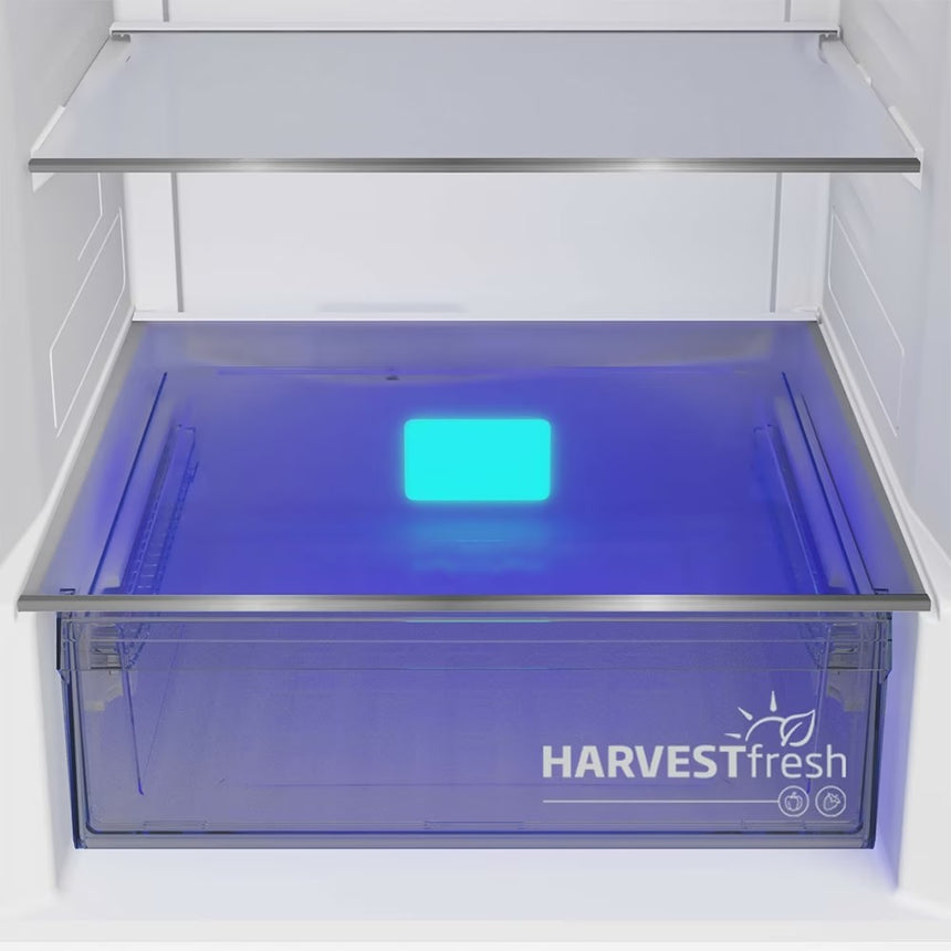 Combina frigorifica Beko B5RCNA406HXB1, 355 l, No Frost, Clasa C, AeroFlow , HarvestFresh , MaxStore, H 203,5 cm, Metal Look