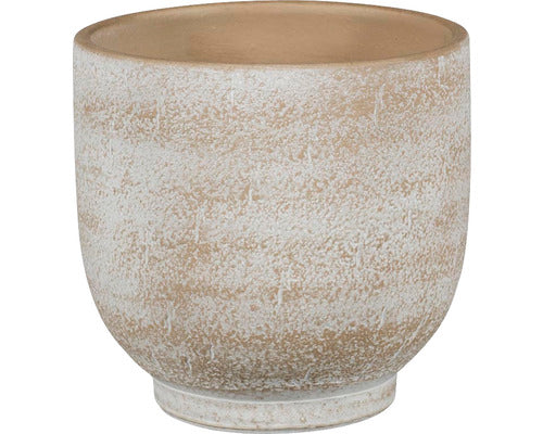 Masca Ghiveci Ceramica Portelanata Bente Ø 28 Cm H 26 Cm Bej