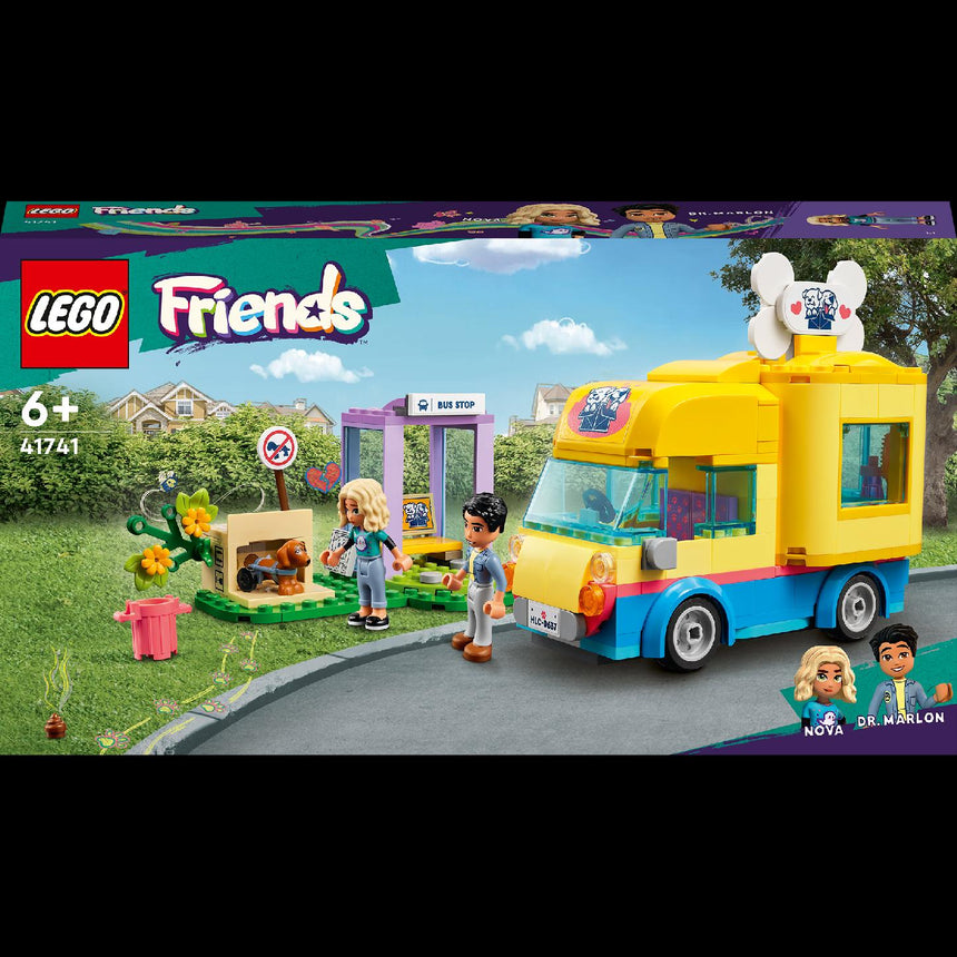 LEGO® Friends - Furgoneta pentru salvarea cainilor 41741, 300 piese