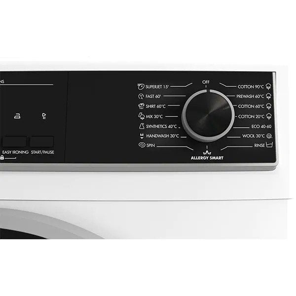 Masina de spalat rufe frontala SHARP ES-HFB712AWC-EE, Advanced Inverter, 7 kg, 1200 rpm, Clasa C, Alb
