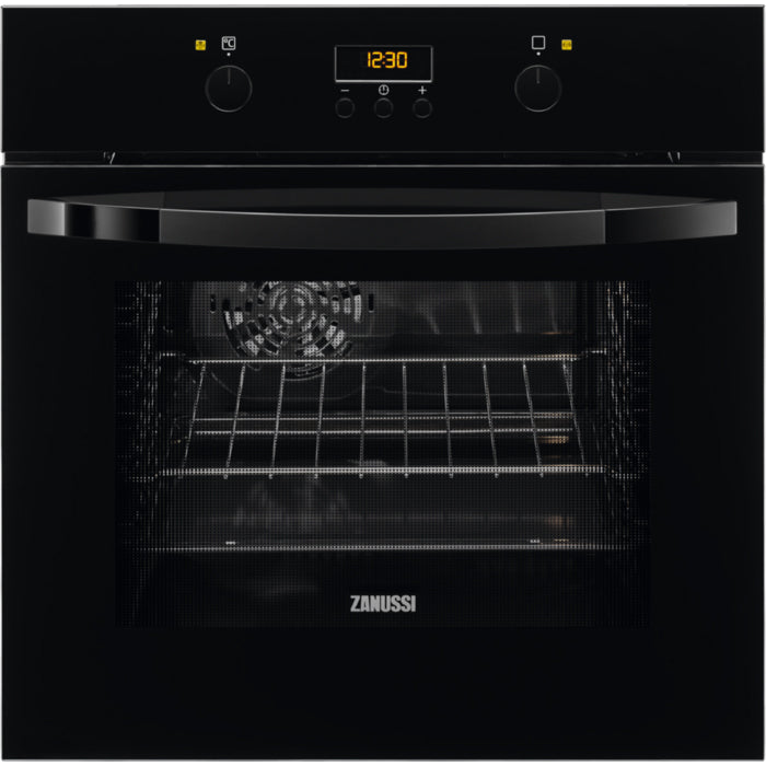 Cuptor incorporabil Zanussi ZOB35702BU, Electric, Multifunctional, 57 l, Grill, Clasa A, Negru