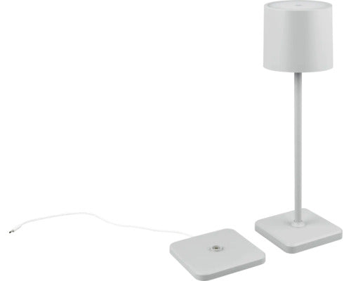 Veioza Cu Led Integrat Fernandez 5w 130 Lumeni, Lumina Reglabila, Pentru Exterior Ip54, Gri