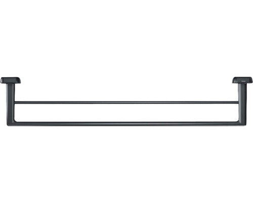 Suport Prosop Baie Tiger Carv, Tip Bara, Cu 2 Brate, 65, 2 Cm, Negru Mat