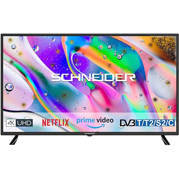 Televizor LED Smart SCHNEIDER LED43-SC680K, Ultra HD 4K, 109 cm, Clasa G, Negru