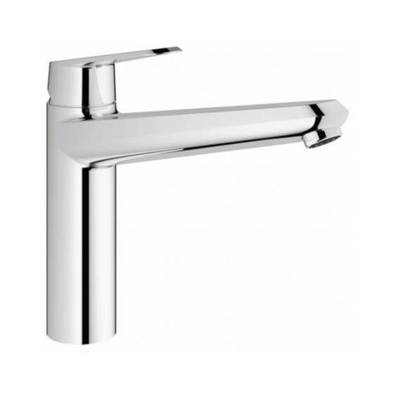 Baterie pentru chiuveta, monocomanda, Grohe 33770002 Eurodisc Cosmopolitan, pipa rotativa, insert ceramic de 35 mm, crom