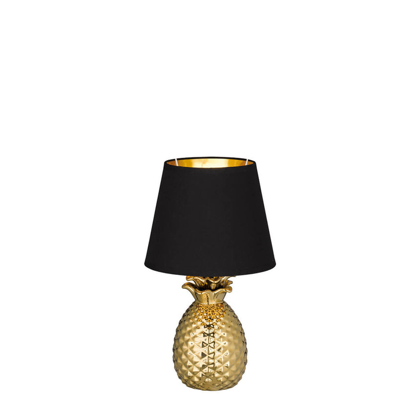 Veioza Pineapple, IO1R5042107911, Auriu, 1xE14