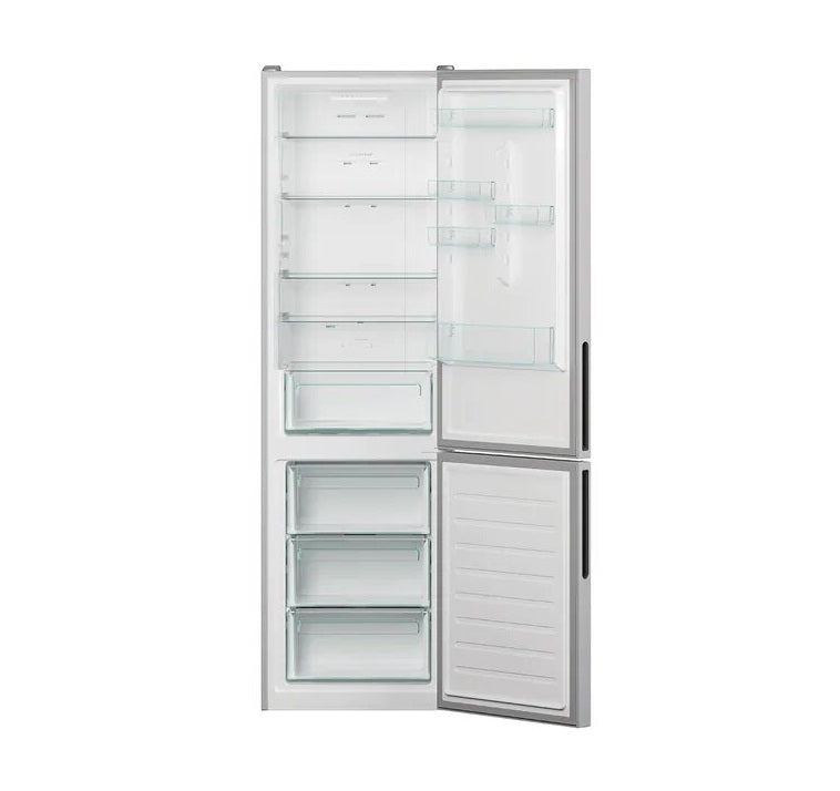 Combina Frigorifica CANDY CCE3T620FS, No Frost, 378 l, H 200 cm, Clasa F, Argintiu
