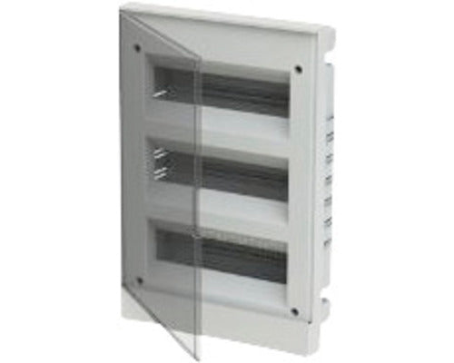 Tablou electric (cofret) ABB 1SZR004002A1209, incastrat, usa transparenta, 36 module, gri