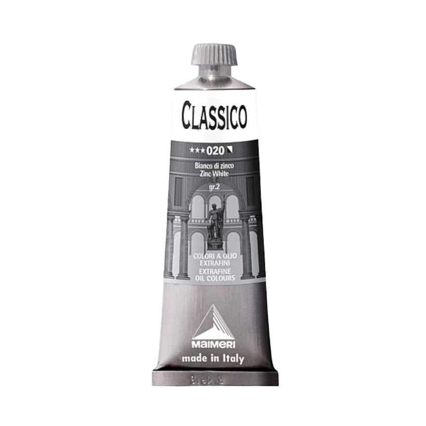 Culoare in Ulei Classico Maimeri - Zinc White - 60 ml