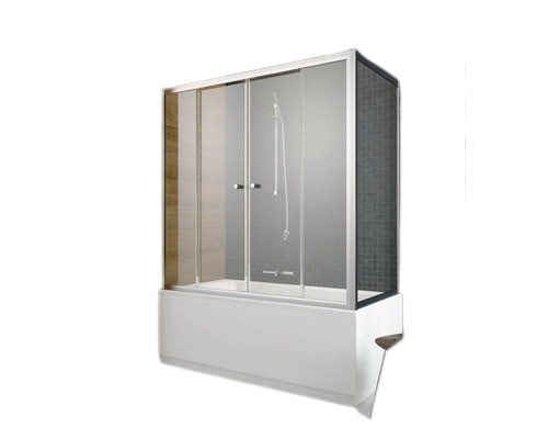 Perete lateral pentru paravan cada Radaway Vesta S, 65x150 cm, sticla securizata transparenta, profil crom