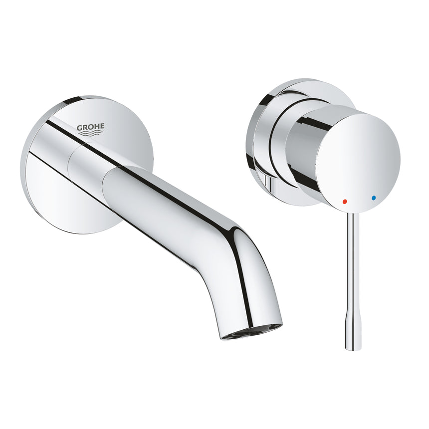 Baterie lavoar Grohe Essence 19408001, 1/2'', pe perete, M, 183 mm, necesita valva, crom