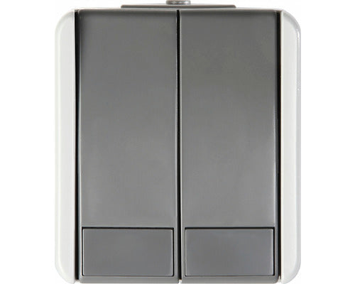 Buton Cu Revenire Tem Fontana Ip44, Montaj Aplicat, Gri