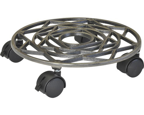 Suport Ghiveci Cu Roti, fonta, Wagnersystem, Ø 29 Cm, Capacitate Portanta 50 Kg