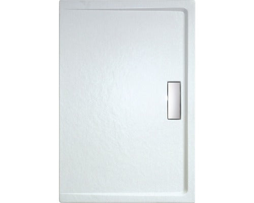 Cadita dus dreptunghiulara slim Belform Celesta, 120x80 cm, Alb