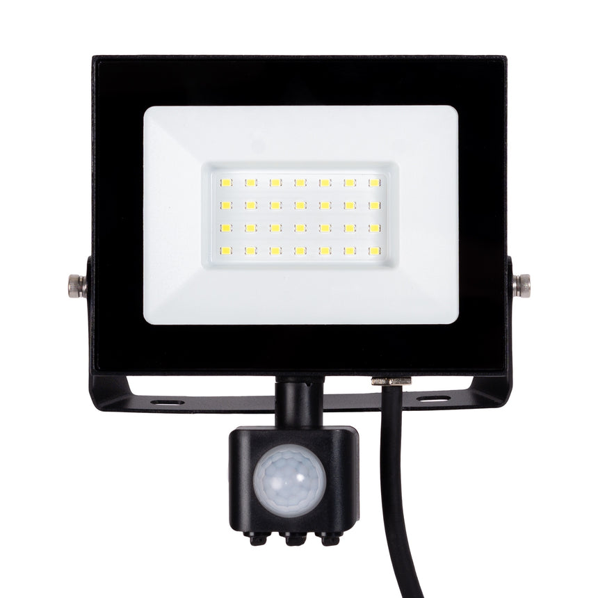 Proiector senzor LED slim 30W seria 5, negru, Novelite