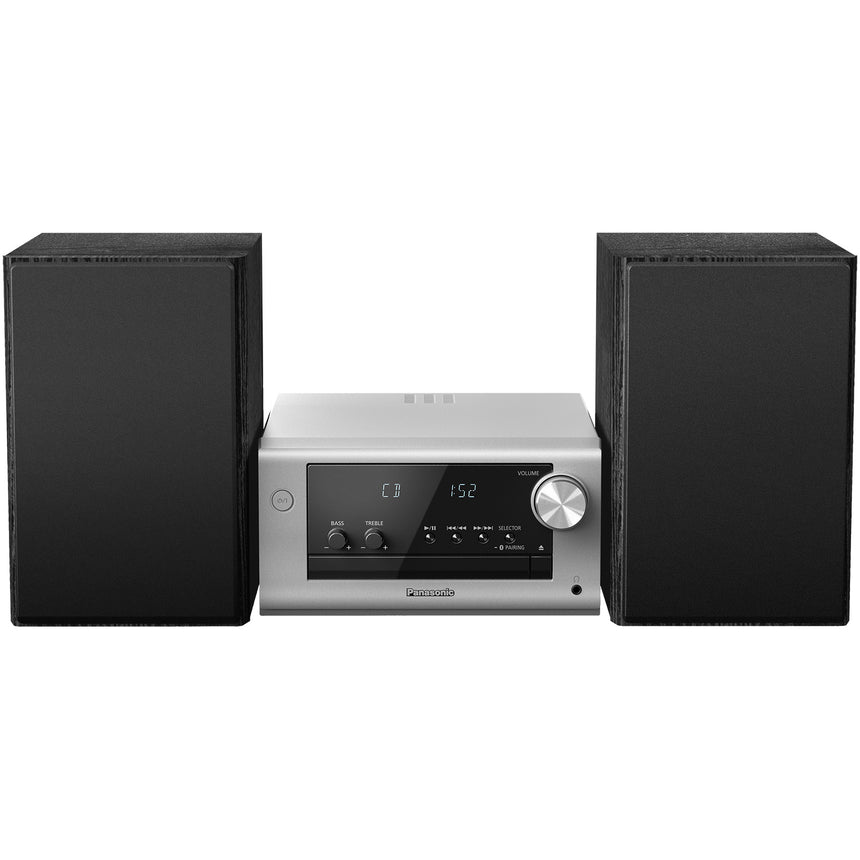 Microsistem Panasonic SC-PM700EG-S, 80W, Bluetooth, MP3, USB, CD, Radio FM, Argintiu