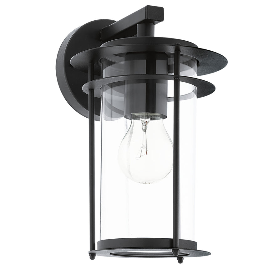 Aplica exterior VALDEO, 96239, negru, 1x60W E27, IP44