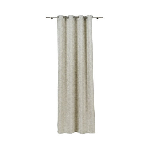 Draperie cu anouri Scandi, bej, efect umbrire, 140x260 cm