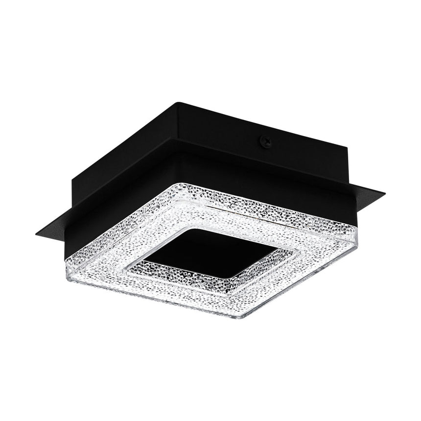Plafoniera EGLO FRADELO 1 99324, LED 1X4W 400lm 3000K IP20, Negru