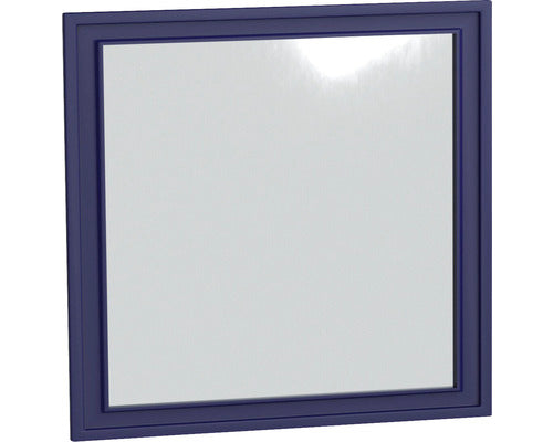 Oglinda baie Rustica 70x80 cm albastru