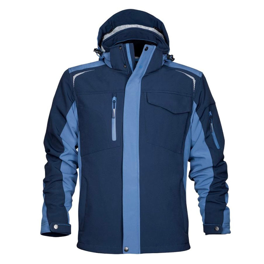 Jacheta softshell impermeabila R8ED, culoare albastru, marimea L