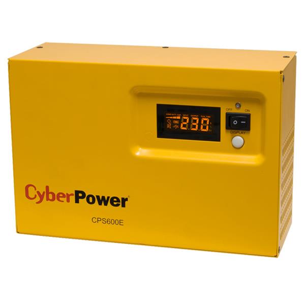 UPS CYBER POWER EPS series, 420W, 600VA, pentru centrale termice, 12V, AVR, LCD, Sinusoida pura, 1 x schuko