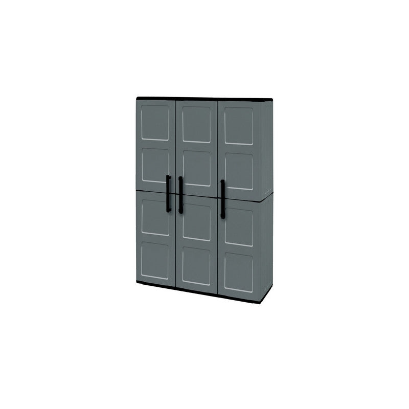 Dulap plastic ArtPlast Free inalt, balamale de otel si rafturi reglabile 1020x370x1630