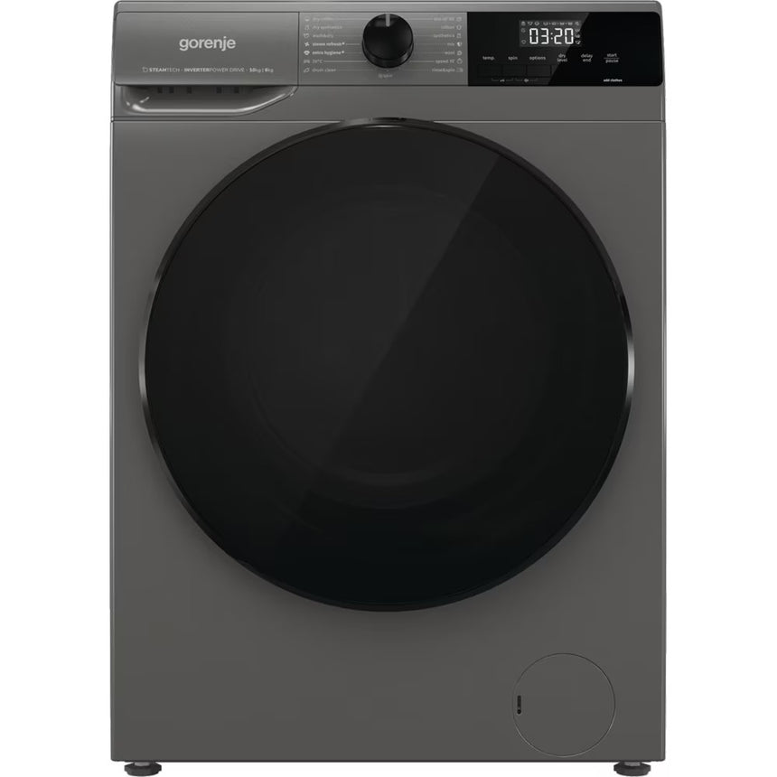 Masina de Spalat Rufe Frontala cu Uscator GORENJE WD2A164ADS/A, 10/6 kg, 1400 rpm, Clasa A/D, Gri