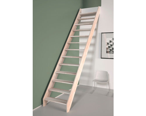 Scara Alsace De Interior Dreapta 70x280 Cm Dreapta 14 Pasi 13 Trepte Fag