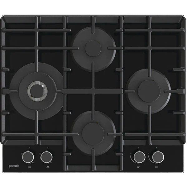 Plita incorporabila GORENJE GTW6D42AB, gaz, 4 arzatoare, Negru