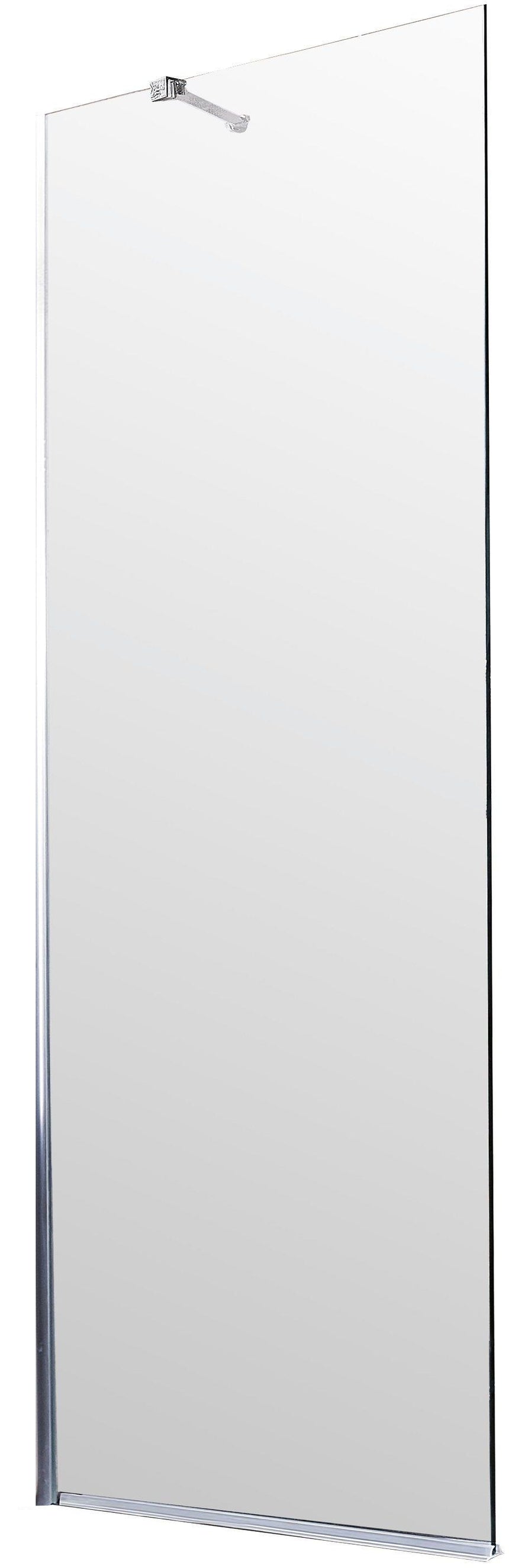 Paravan Dus Sanotechnik Sanoflex 95-97x195 cm, Sticla Transparenta Anticalcar, Profil Crom